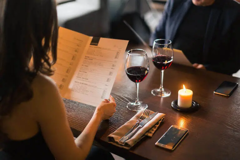 Menu de restaurante